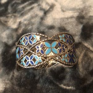 John hardy bangle bracelet denim blues never worn